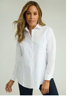 Plus Size White Polo Shirts