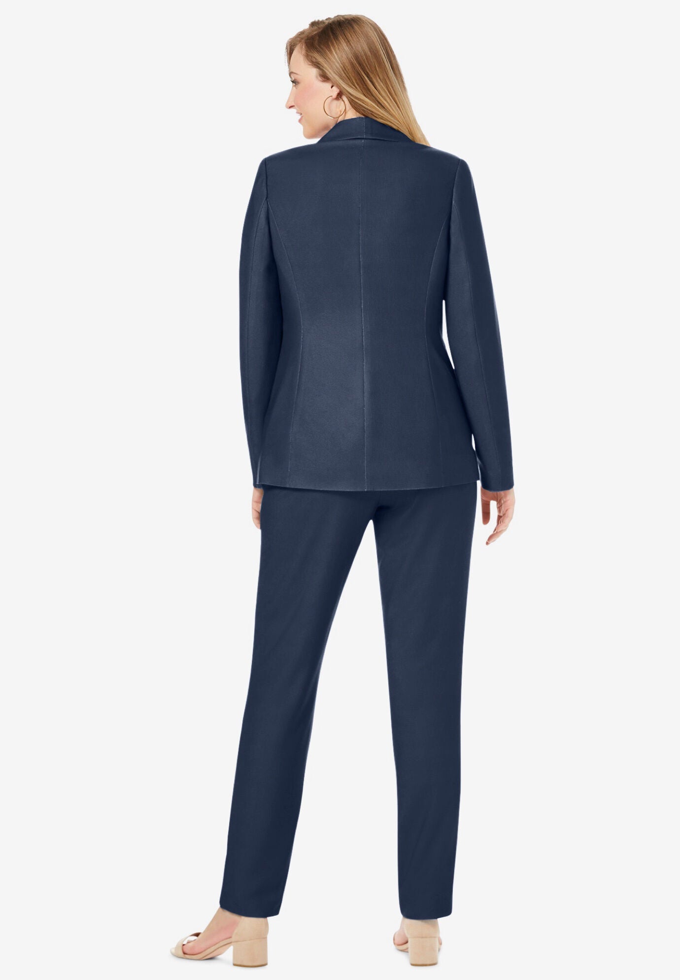 Woman within shop dressy pant suits
