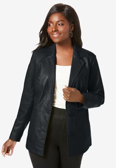 Leather Blazer