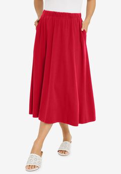 Plus Size Pull On Skirts