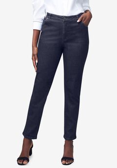 True Fit Stretch Denim Straight Leg Jean
