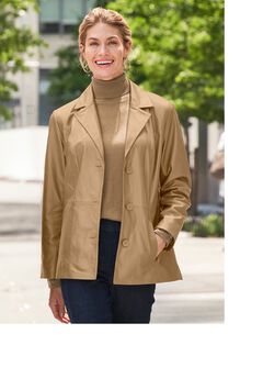 Leather Blazer