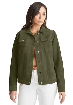 Suede Jean Jacket