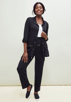 2-Piece Stretch Knit Cargo Set