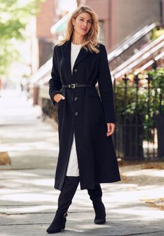 Full Length Wool Blend Coat