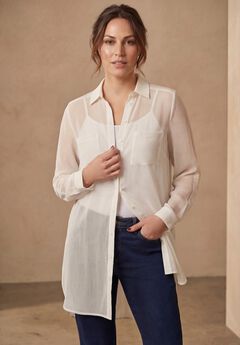 Sheer Georgette Mega Tunic