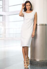 Linen Sheath Dress, , alternate image number null