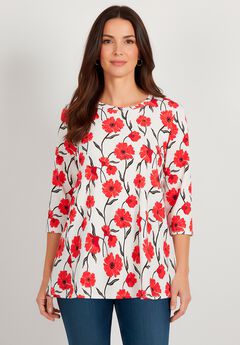 Stretch Knit Swing Tunic