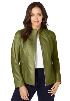 Plus Size Leather Coats