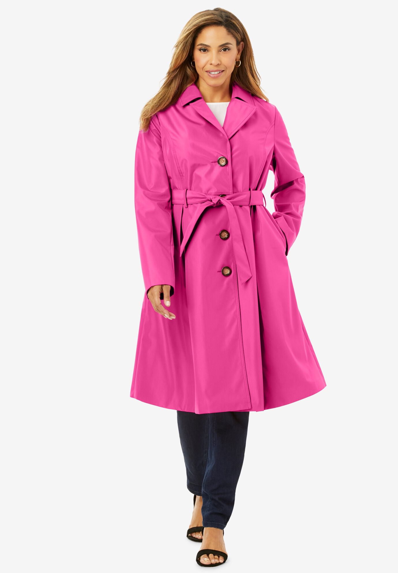 Woman within trench coat Clearance