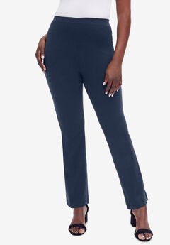 Everyday Stretch Cotton Straight Leg