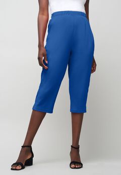 Soft Ease Cotton Knit Capri