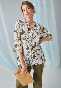 Hi-Low Linen Tunic