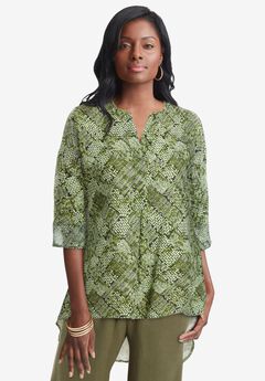 Hi-Low Linen Tunic