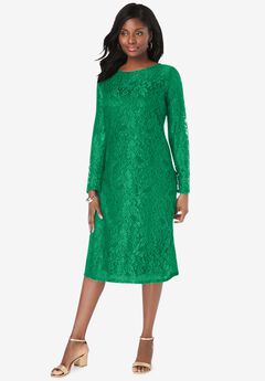 Plus Size Green Dresses