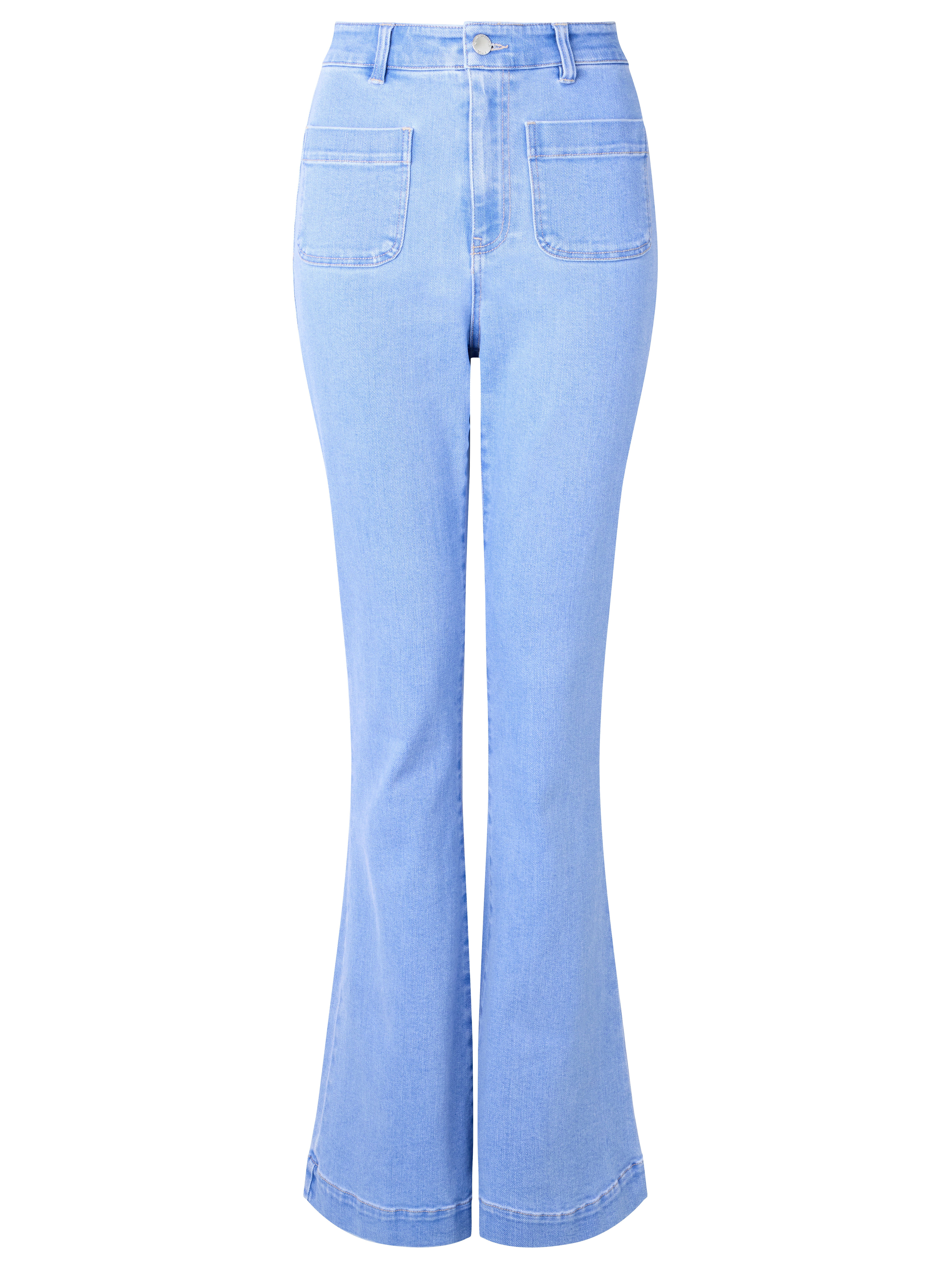 70s Wide Leg Jeans, LIGHT BLUE, on-hover image number 1