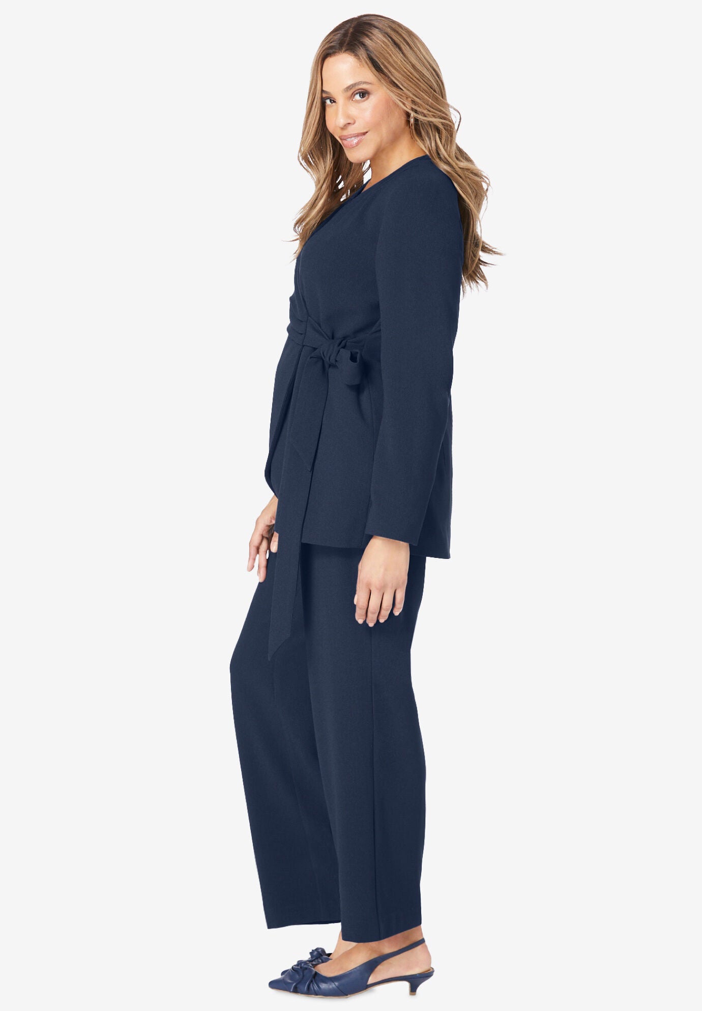 Woman within dressy pant suits outlet