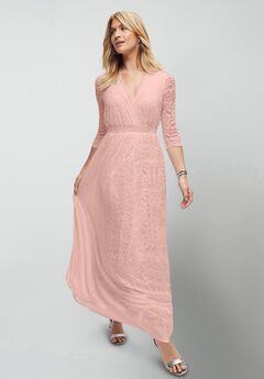 Plus Size Lace Midi Dresses