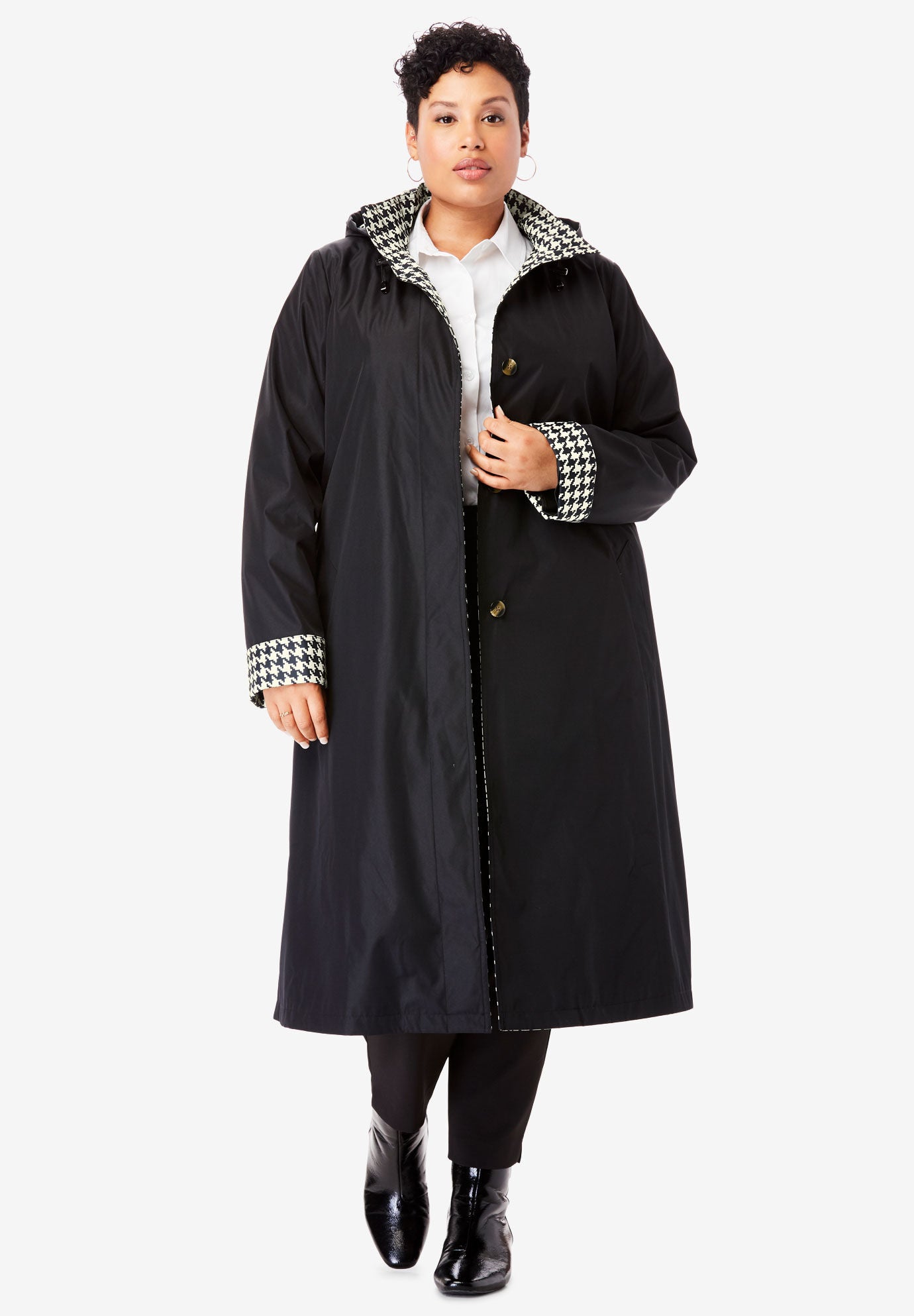 Raincoats for plus size ladies clearance