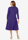Long Sleeve Ponte Dress, , on-hover image number null