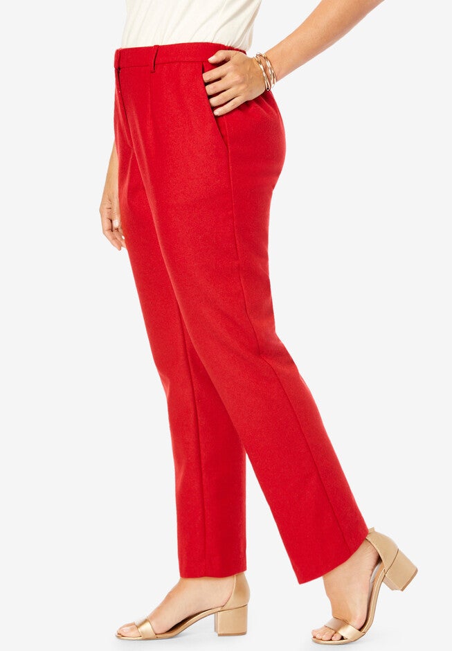 Wool-Blend Trousers, , alternate image number 2