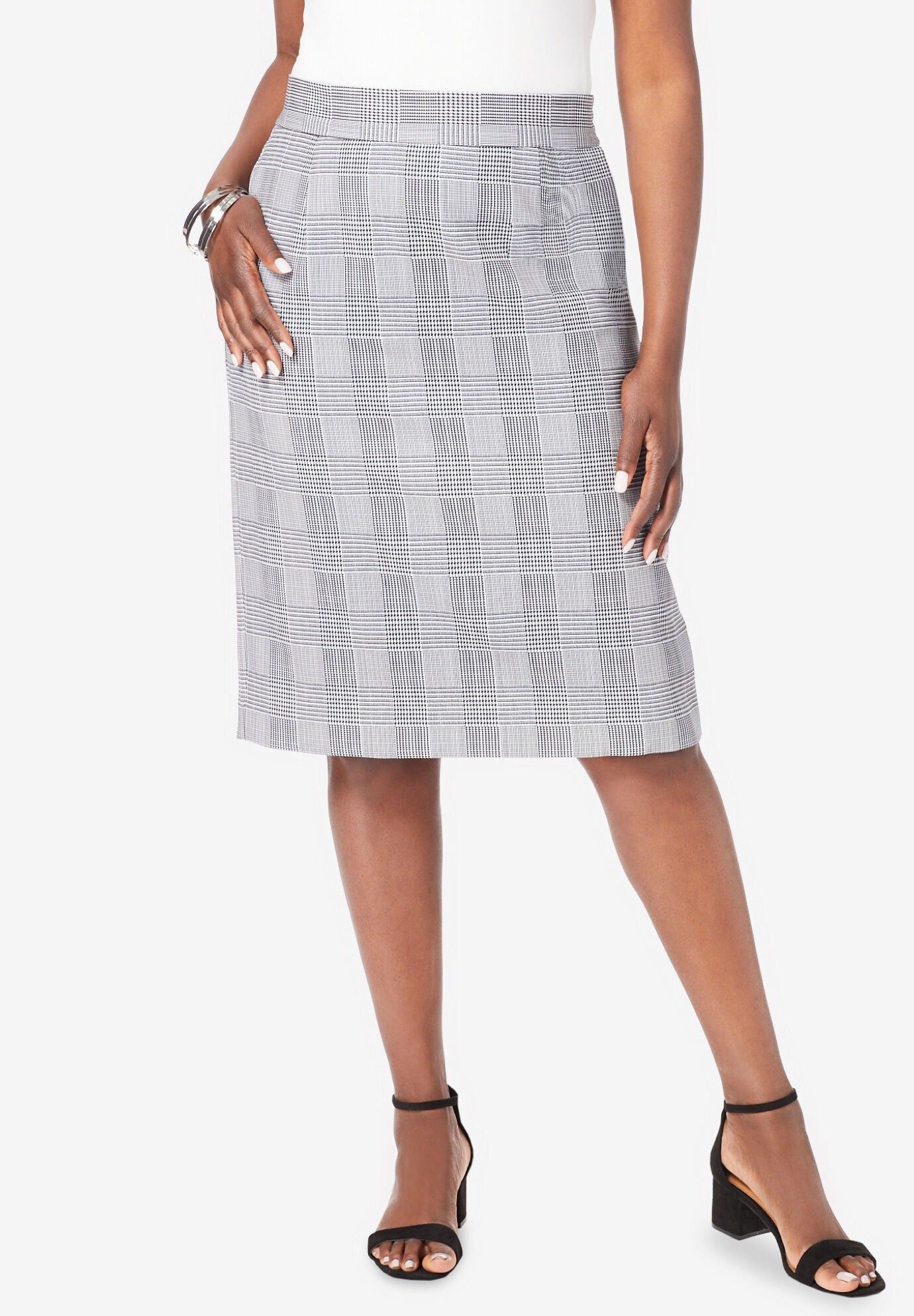 Womens 1X 24W-26W 28W-30W 20W-22W Red High Waist Mid Pencil Skirt! ,2X ,3X 