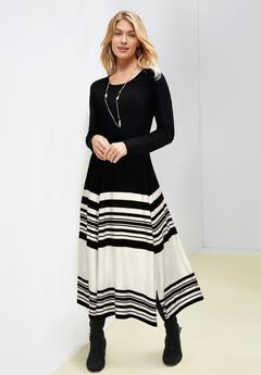 Fit and Flare Sweater Dress