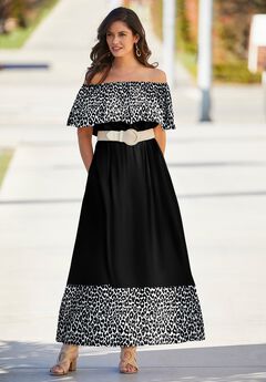 Off-The-Shoulder Maxi Dress