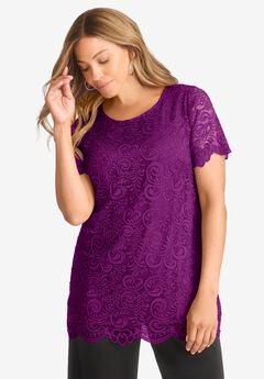 Stretch Lace Tunic