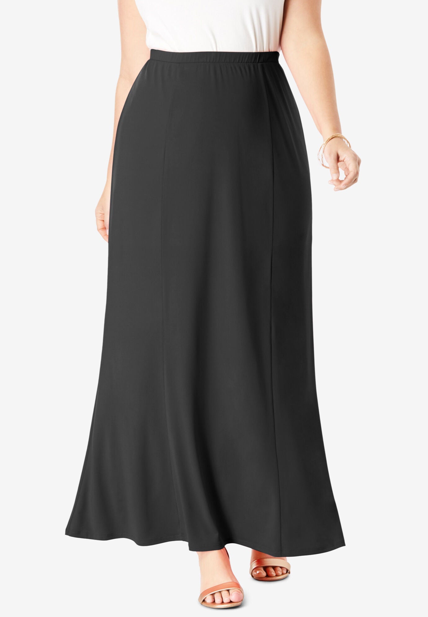 Woman within online maxi skirts