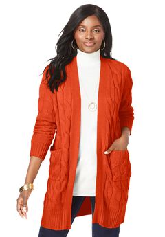 Cable Duster Sweater