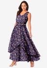 Georgette Flyaway Maxi Dress, MULTI FALLING PAISLEY, hi-res image number null