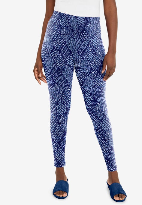Everyday Legging, BLUE TRIBAL, hi-res image number null
