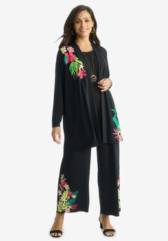Stretch Knit Open Front Knit Topper