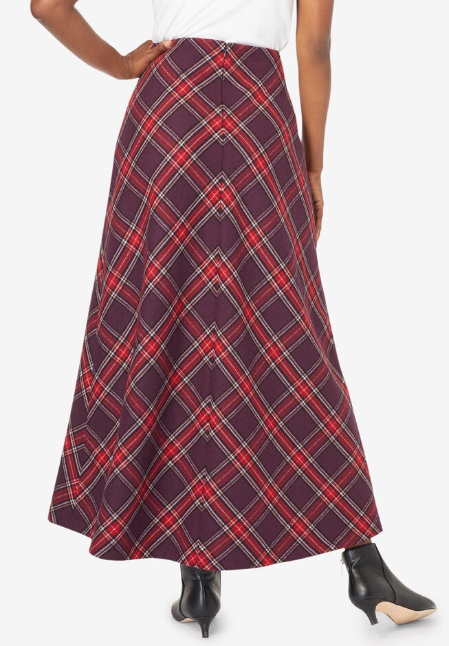 Wool-Blend Maxi Skirt, , on-hover image number 1