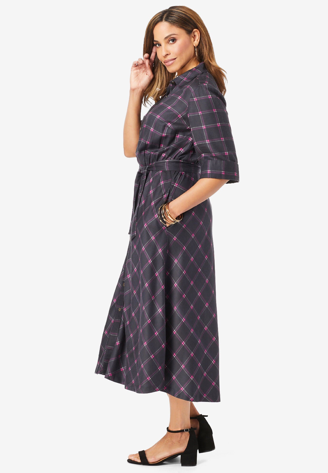 Rayon clearance shirt dress