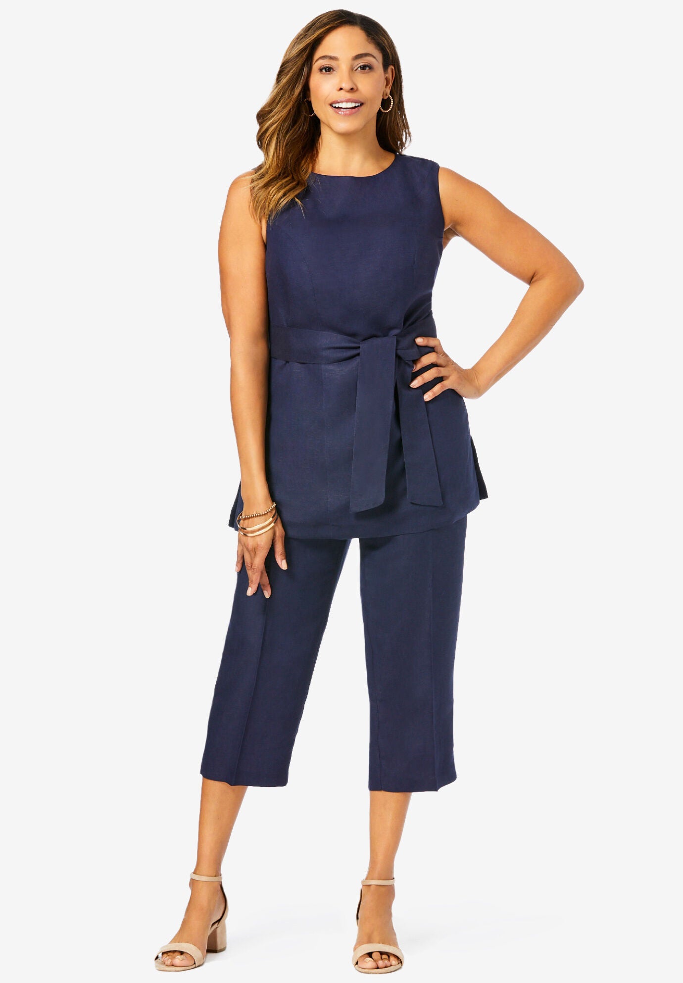 Plus size capri pant suits store