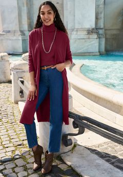 Carefree Cashmere Duster Sweater