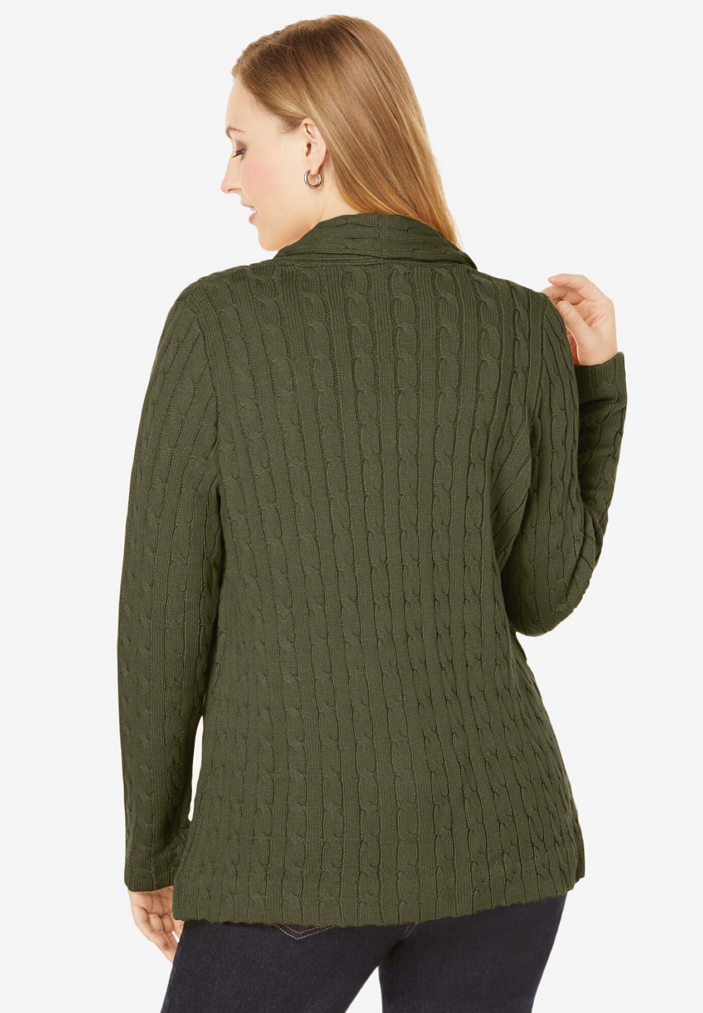 Shawl collar sweater with blazer store