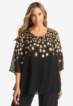 Georgette Flutter Top