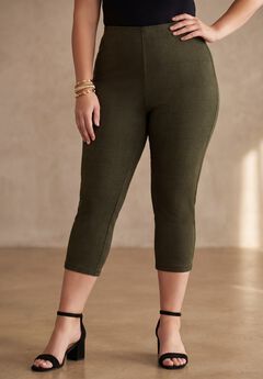 Everyday Stretch Cotton Capri Legging