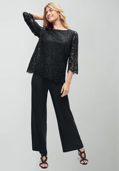 Popover Lace Jumpsuit