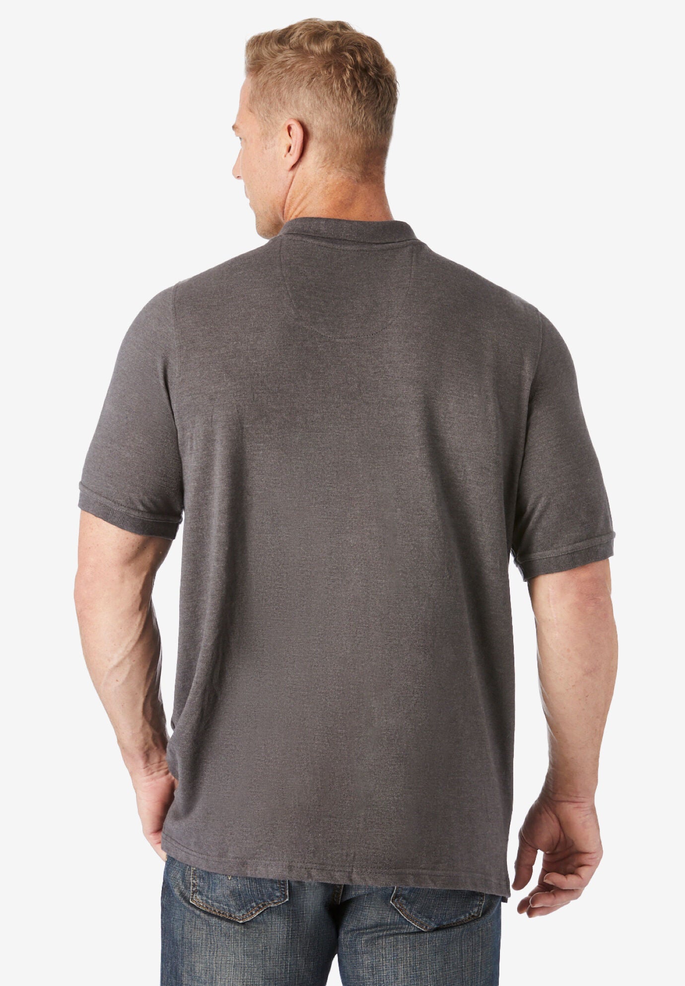 Shrink-Less&trade; Pocket Piqu&eacute; Polo, , alternate image number 3