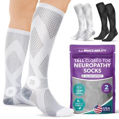 Closed Tall Knee High Compression Socks