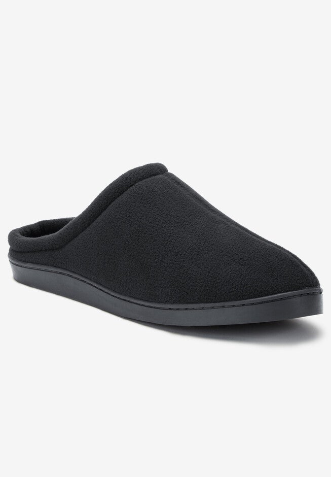 Fleece Clog Slippers, BLACK, hi-res image number null