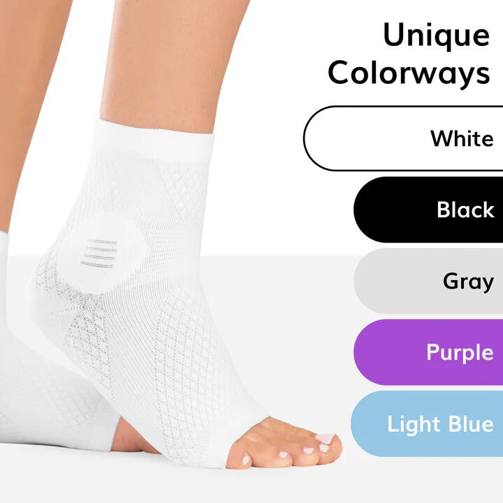 Neuropathy Socks, PURPLE, alternate image number 6