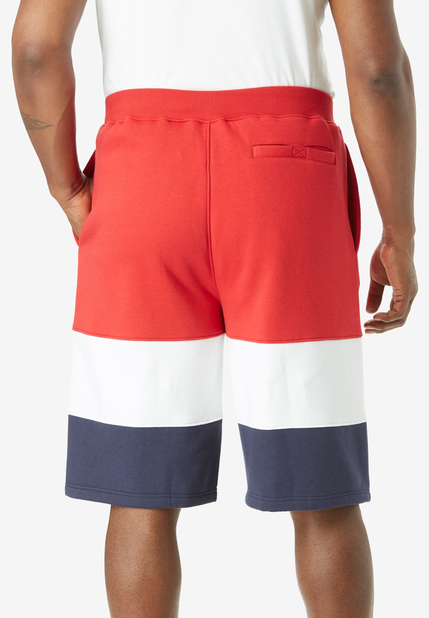Colorblock Fleece Shorts, , on-hover image number 1