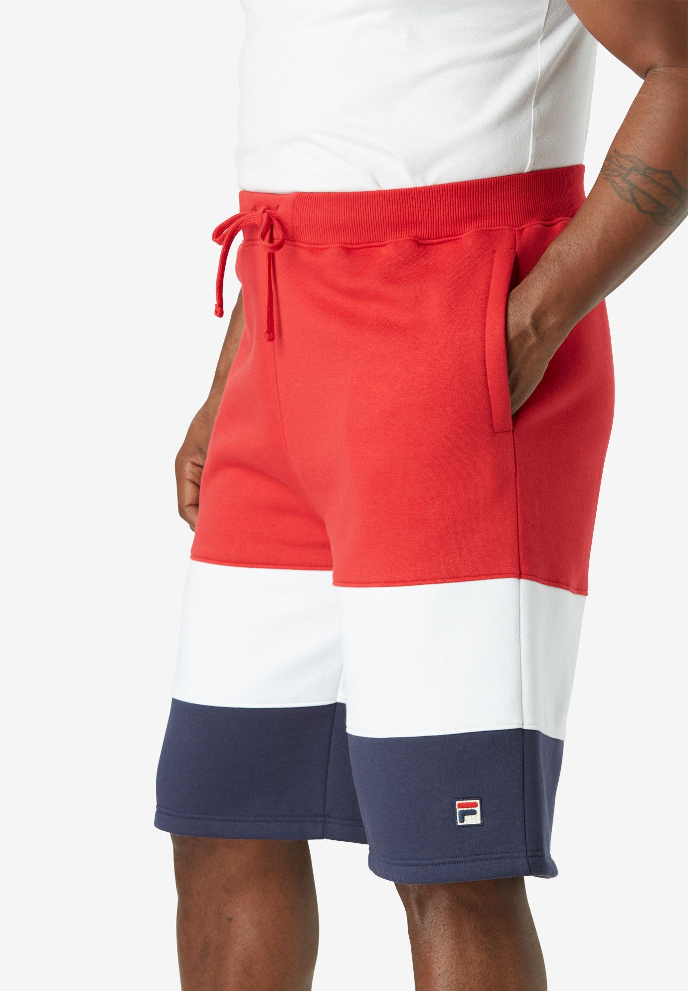 Colorblock Fleece Shorts, , alternate image number 2