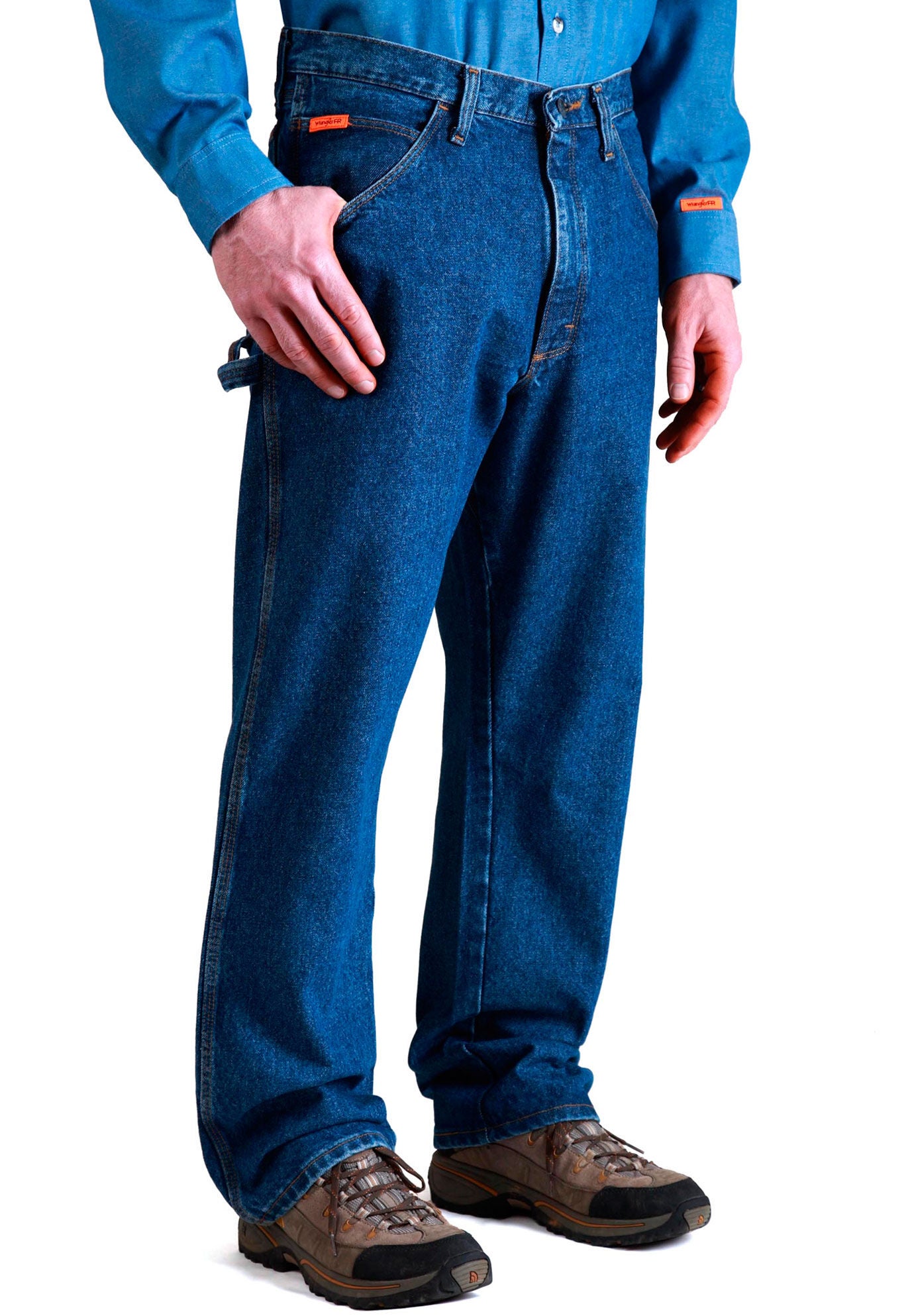 Indigo Denim Slouchy Carpenter Jean - Official