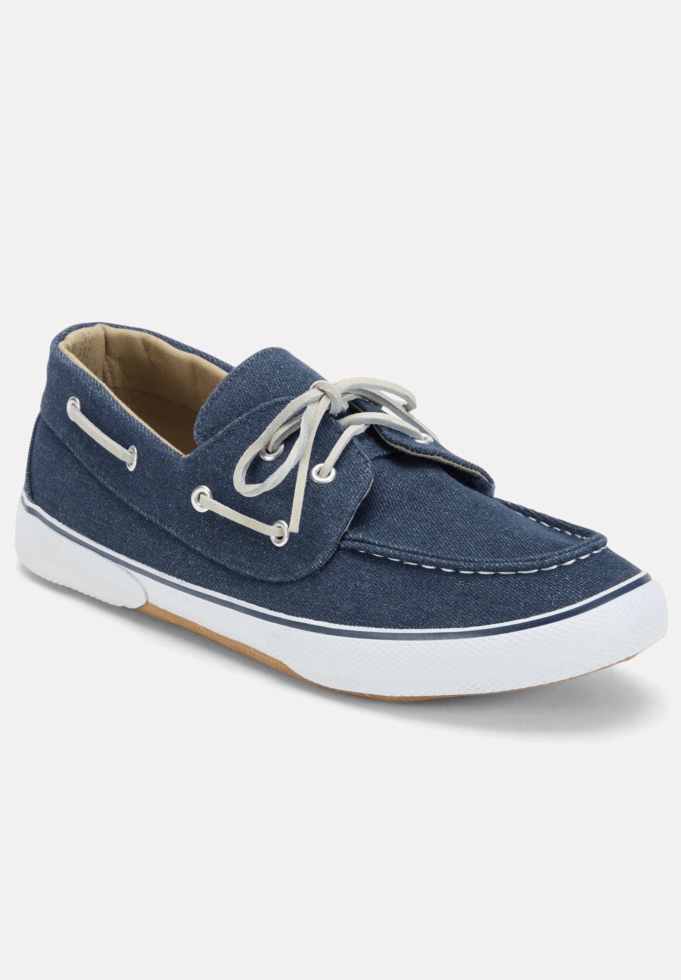 Canvas boat shoes hotsell